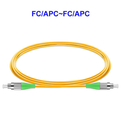 Single Mode Simplex OS2 Optical Fiber Patch Cord 45KG Tensile Strength