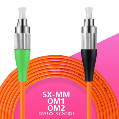 Simplex Fiber Optic Multimode Cable FC APC To FC UPC OM1/2 Pigtail