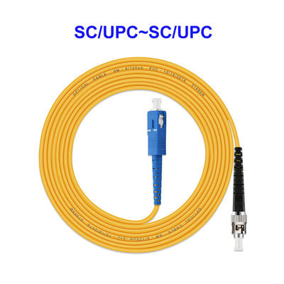 Fiber Patch Cord SC UPC ST UPC Single-Mode Single-Core Carrier-Grade OS2 Pigtail Customization